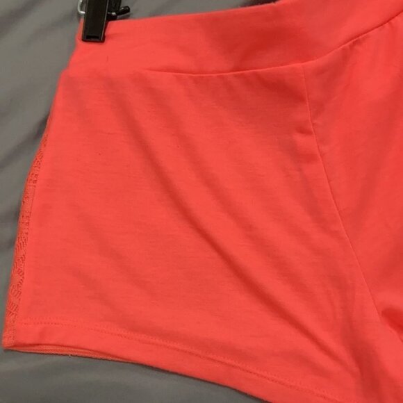 No Boundaries Neon Orange Shorts - Picture 4 of 7
